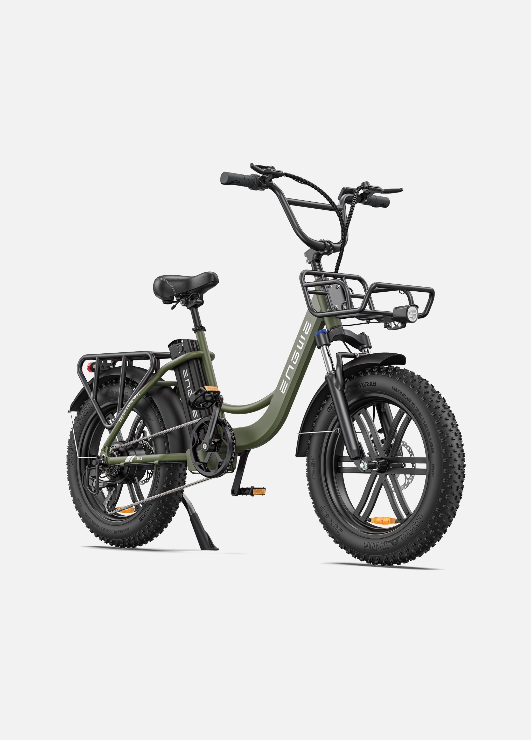 Engwe L20 SE 20" 250W Faltbares Elektro-Hybridfahrrad mit 15,6Ah Akku und offenem Rahmen